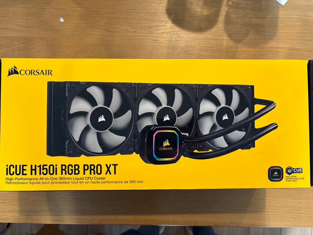 Corsair iCUE H150i RGB PRO XT 360mm クーラー iCUE H150i RGB PRO XT Liquid CPU Cooler