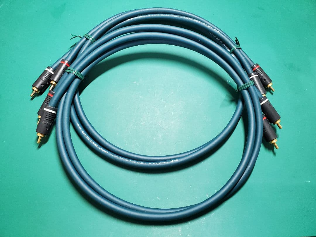 HITACHI QAX-112 RCAケーブル Yahoo!オークション - 日立電線 希少品HITACHI QAX-112 LC-OFC class1