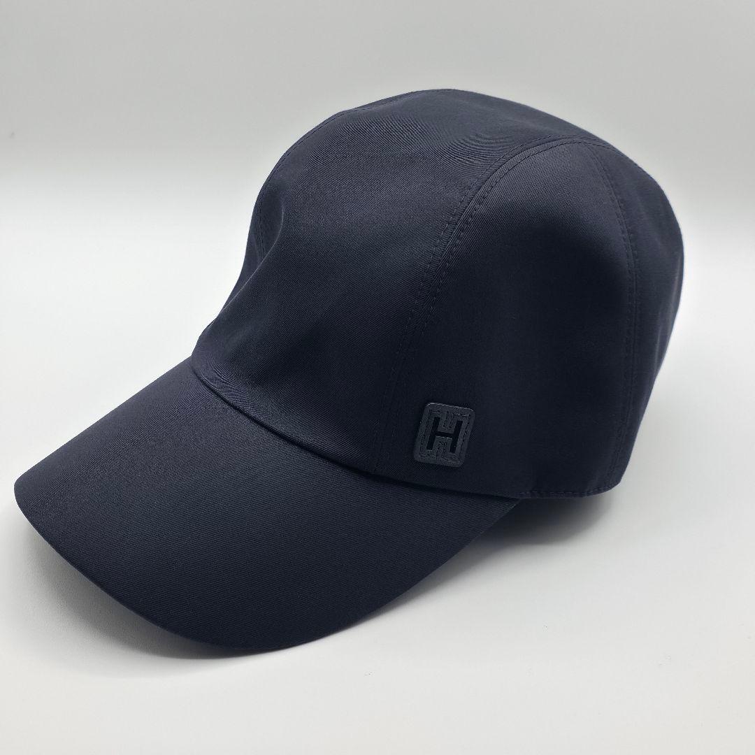 HERMES マイルス Hカット ベースボールキャップ ダークネイビー エルメス エルメス Hermes HERMES ベースボールキャップ マイルス Hカット Miles