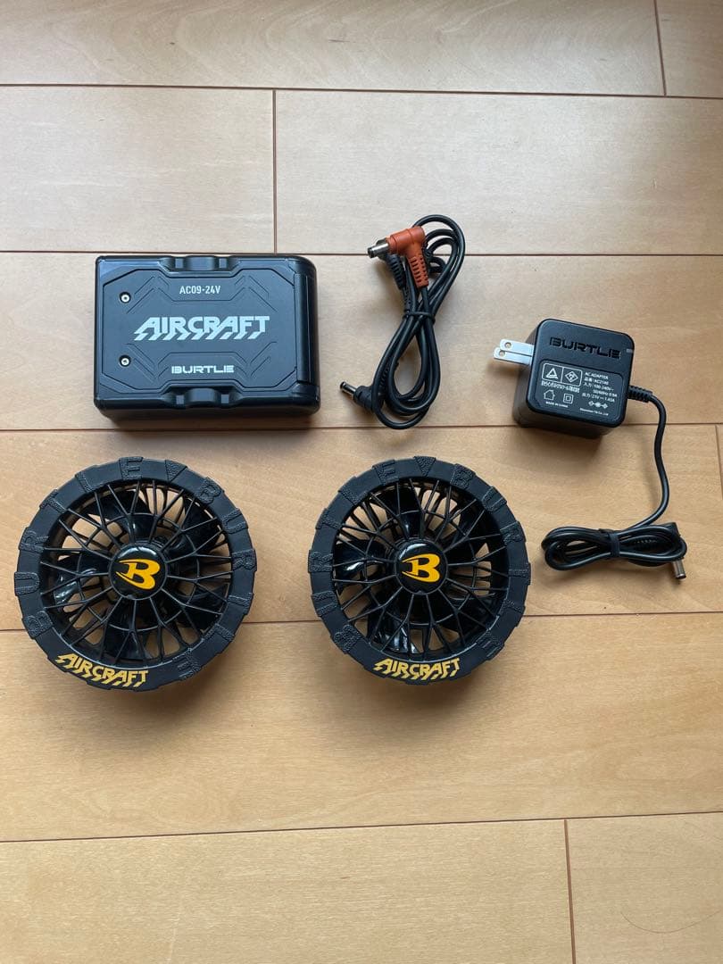 バートル　ファン、バッテリーセット　2025年モデル バートルエアークラフト 2025年最新 ファンバッテリーセット（AC09+