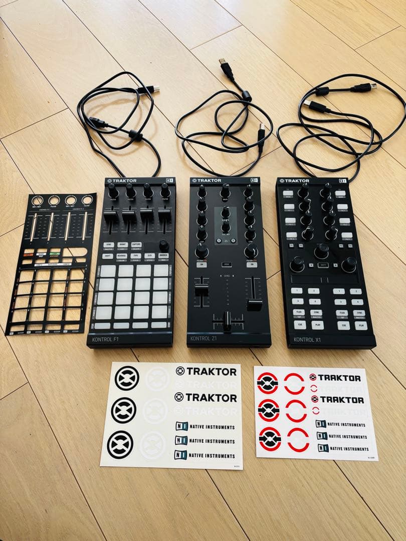 TRAKTOR KONTROL Z1・X1・F1 3台セット Native instruments Traktor Kontrol Z1 + Kontrol F1 + Kontrol X1 Mk2