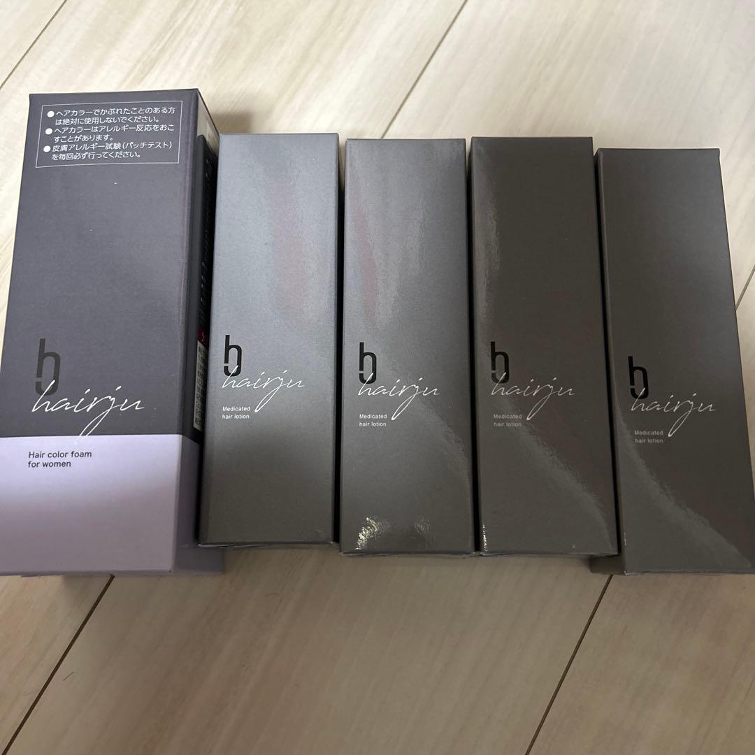 【値下】ヘアージュ　ヘアカラーフォーム　ヘアローション 試してみた】ヘアージュ ヘアカラーフォーム hairjuの人気色