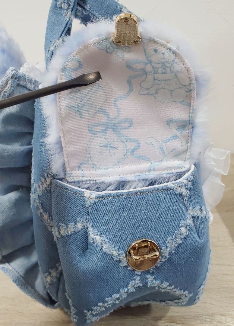 ハンドメイド サイドポケット付きトート バッグ コヤンイサムチョン