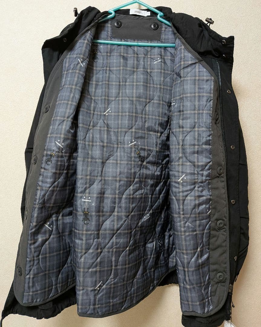 グラニフ ショートモッズコート ビューティフルシャドー Lサイズ 3WAY