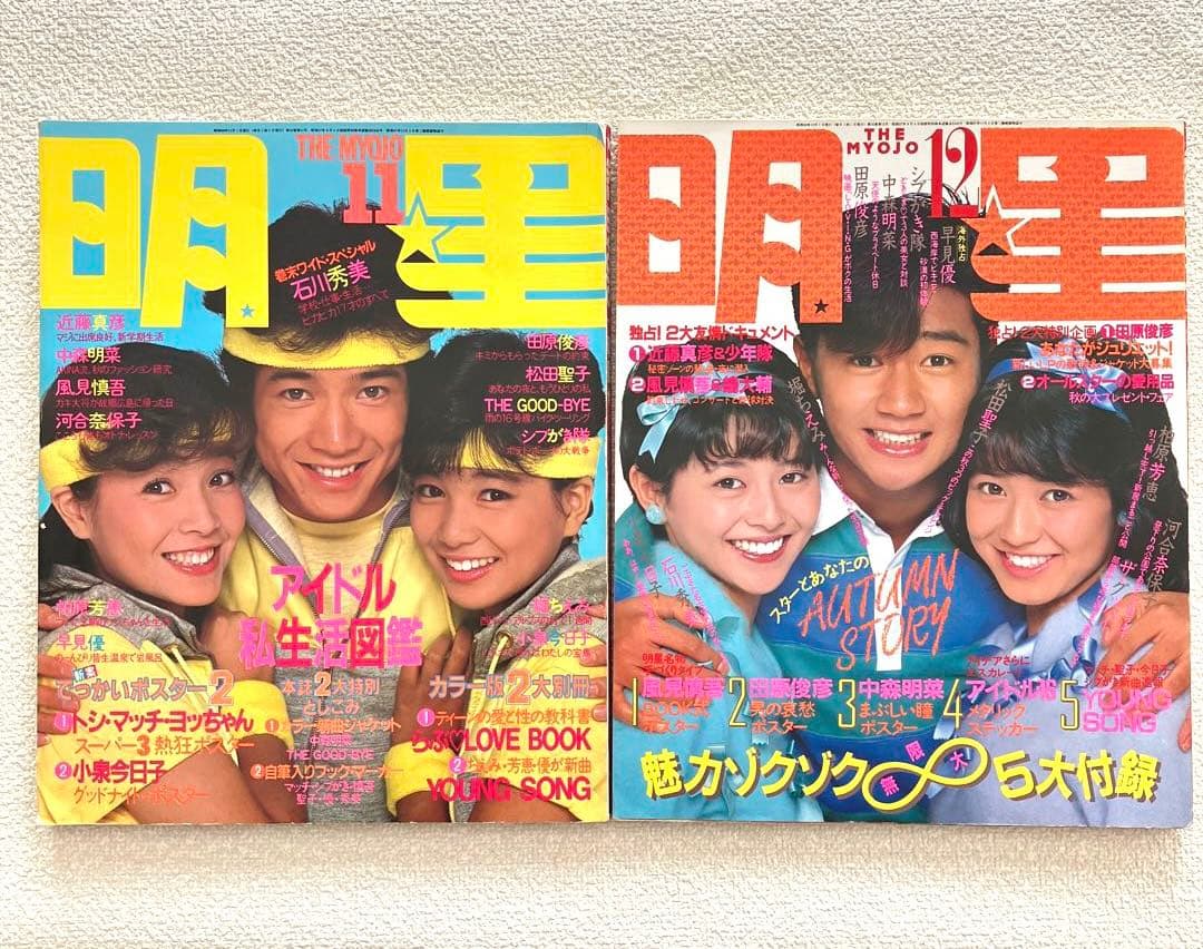 明星　1983年11月号 12月号　付録なし Amazon.co.jp: 月刊 明星 1983年12月号 : 本
