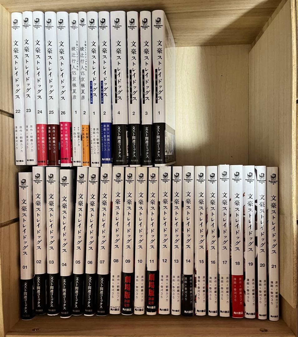 文豪ストレイドッグス 全巻セット ＋関連本 【全34冊】 文豪ストレイドッグス 全巻セット 関連本付き 商品写真掲載 中古 送料