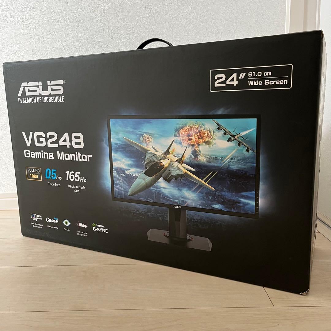 ゲーミングモニター　ASUS VG248 24インチ Amazon.co.jp: ASUS Gamingモニター 24型フルHDディスプレイ ( 応答