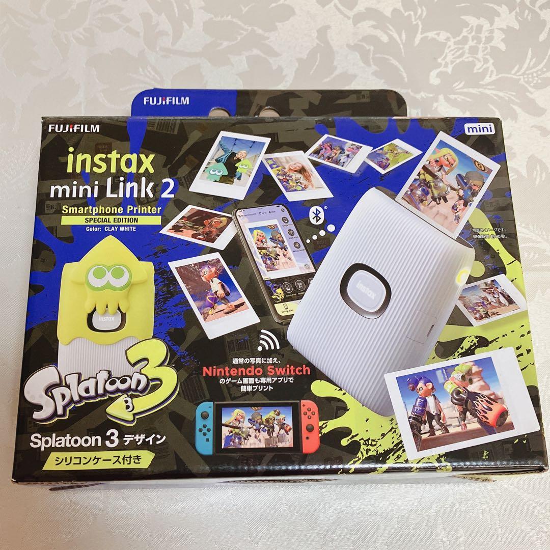 【現在廃盤・新品】instax mini Link 2 Splatoon3 スマホプリンター「INSTAX mini Link」に「スプラトゥーン3」登場