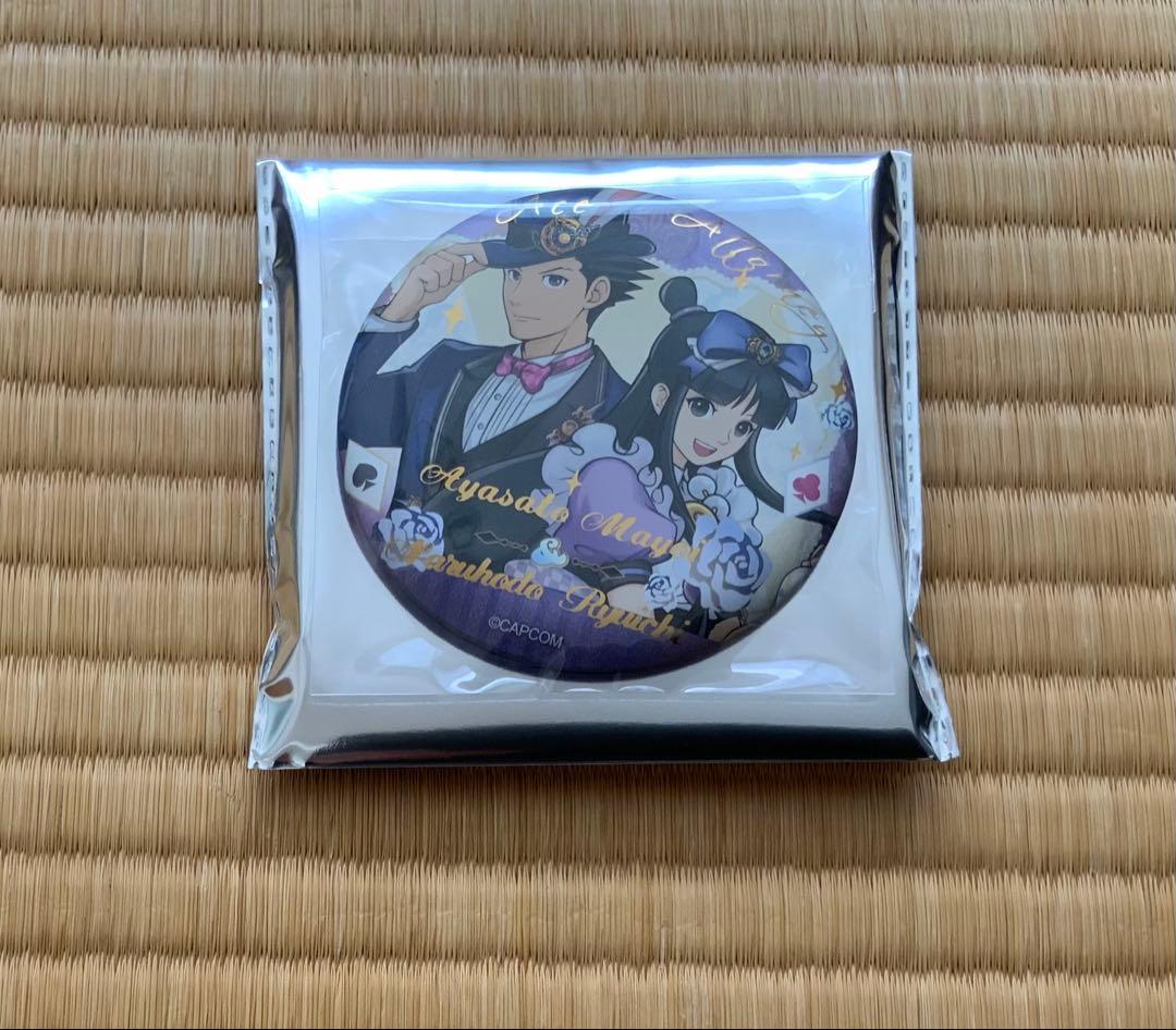 逆転裁判 中国限定コラボカフェ 缶バッジ 成歩堂龍一 綾里真宵 - メルカリ