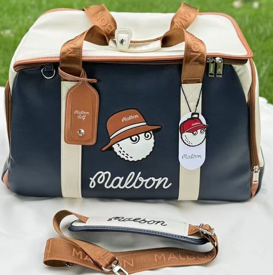 再入荷○マルボンゴルフボストンバッグネイビー - メルカリ