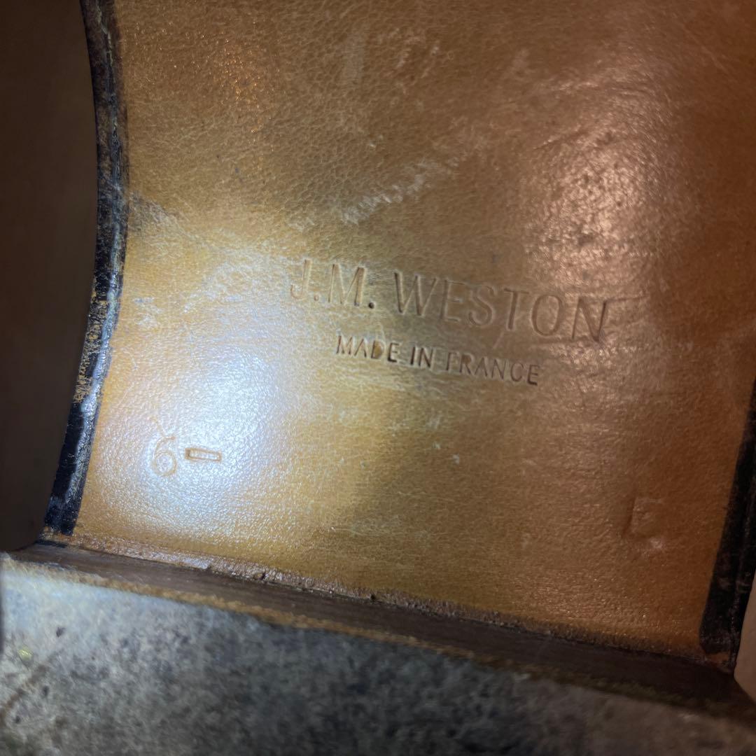 【美品】 J.M.WESTON 25.5 ブラウンレザー ローファー