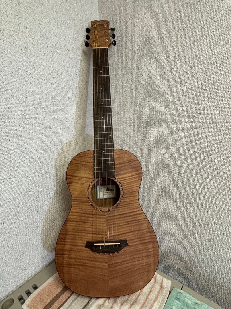 ユ*ジ様 Cordoba Mini II FMH ギグバッグ付き Cordoba Mini II FMH Nylon String Acoustic Guitar - Flamed Mahogany