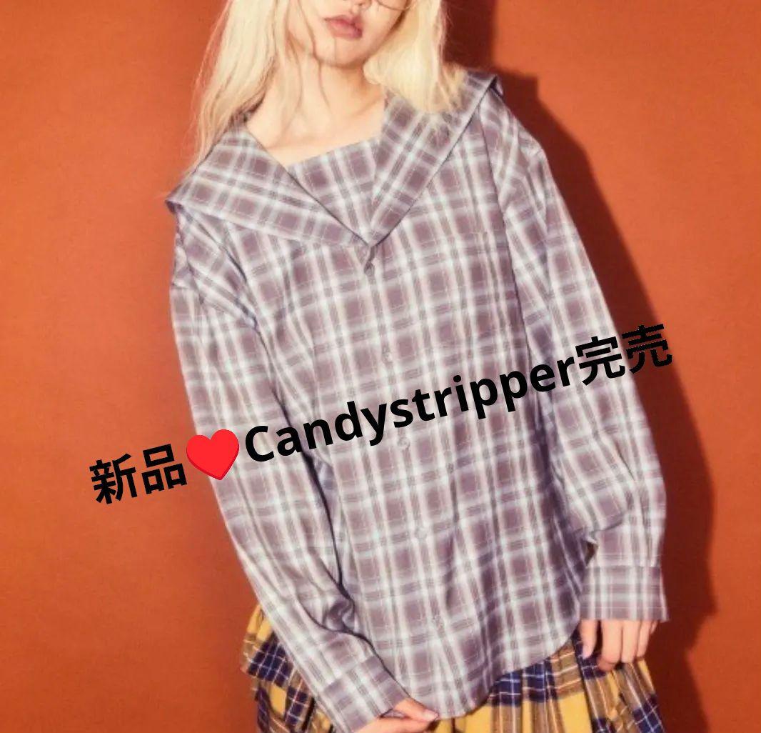Candystripper新品♥完売♥チェックセーラーブラウスシャツ Candy Stripper（キャンディーストリッパー） ブラウス シャツ SAILOR