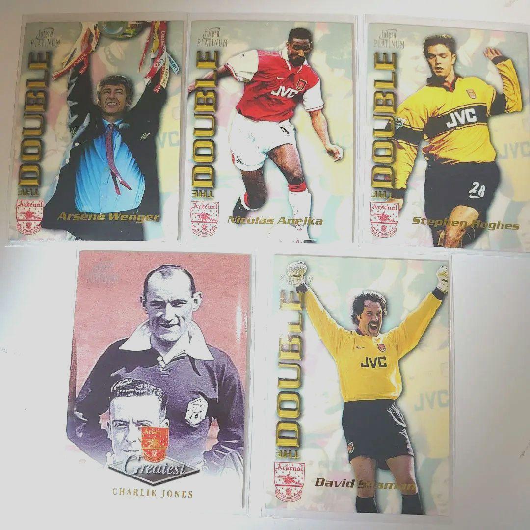 5枚セット Arsenal  futera PLATINUM サッカーカード 2025-26 Futera World Football (Soccer) Platinum Club Arsenal 25/26