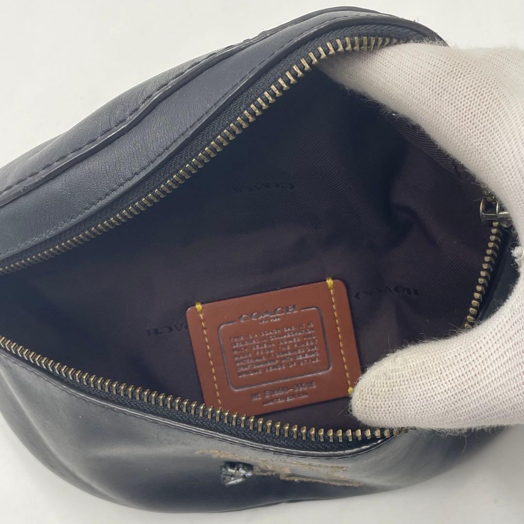 美品】コーチ ボディバッグ ウィズバニー セレーナゴメス 限定