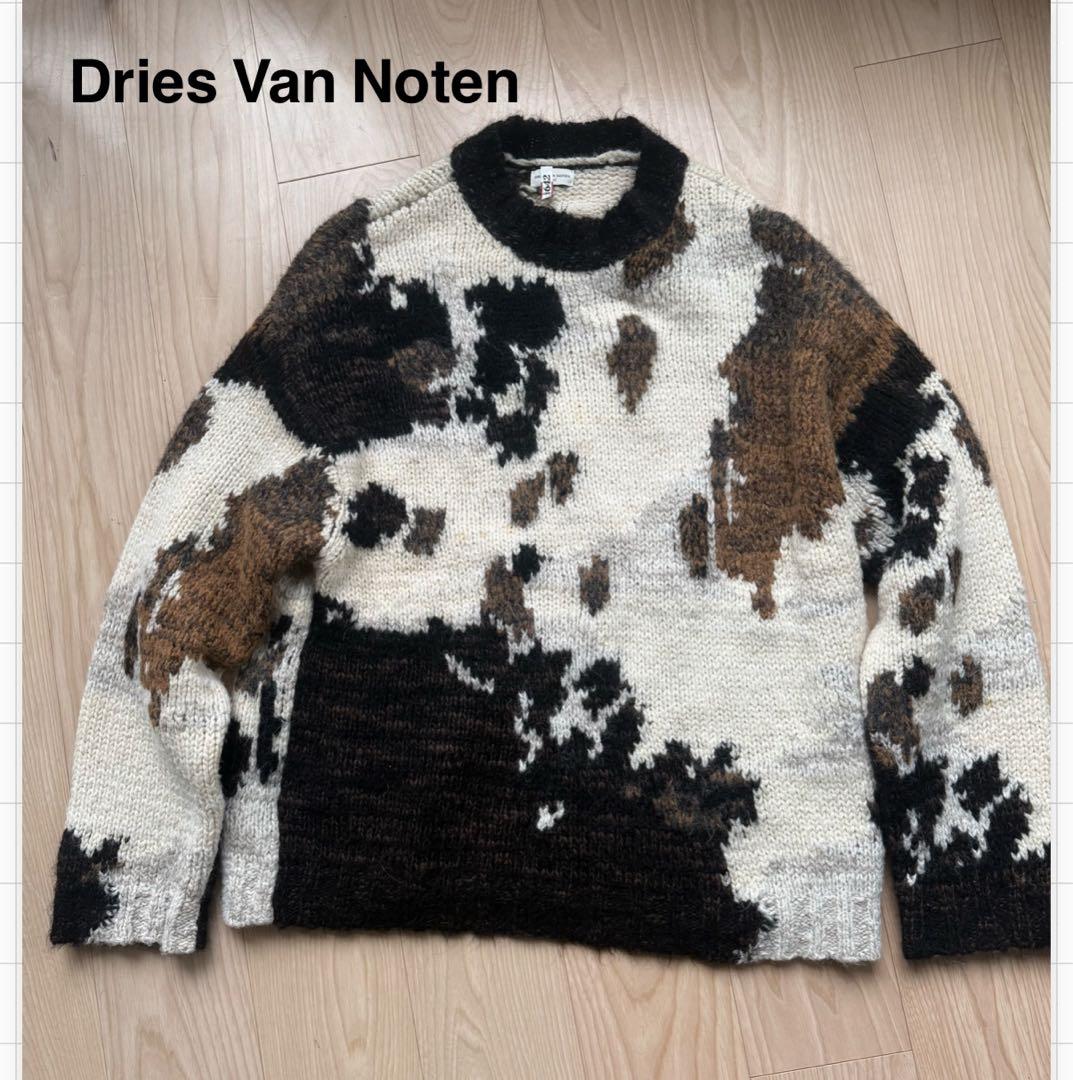 ✳️一点ものDriesVanNoten 18AWユニセックスニット正規品❤️送料無料 Dries Van Noten(ドリス ヴァン ノッテン) ニット・セーター(メンズ