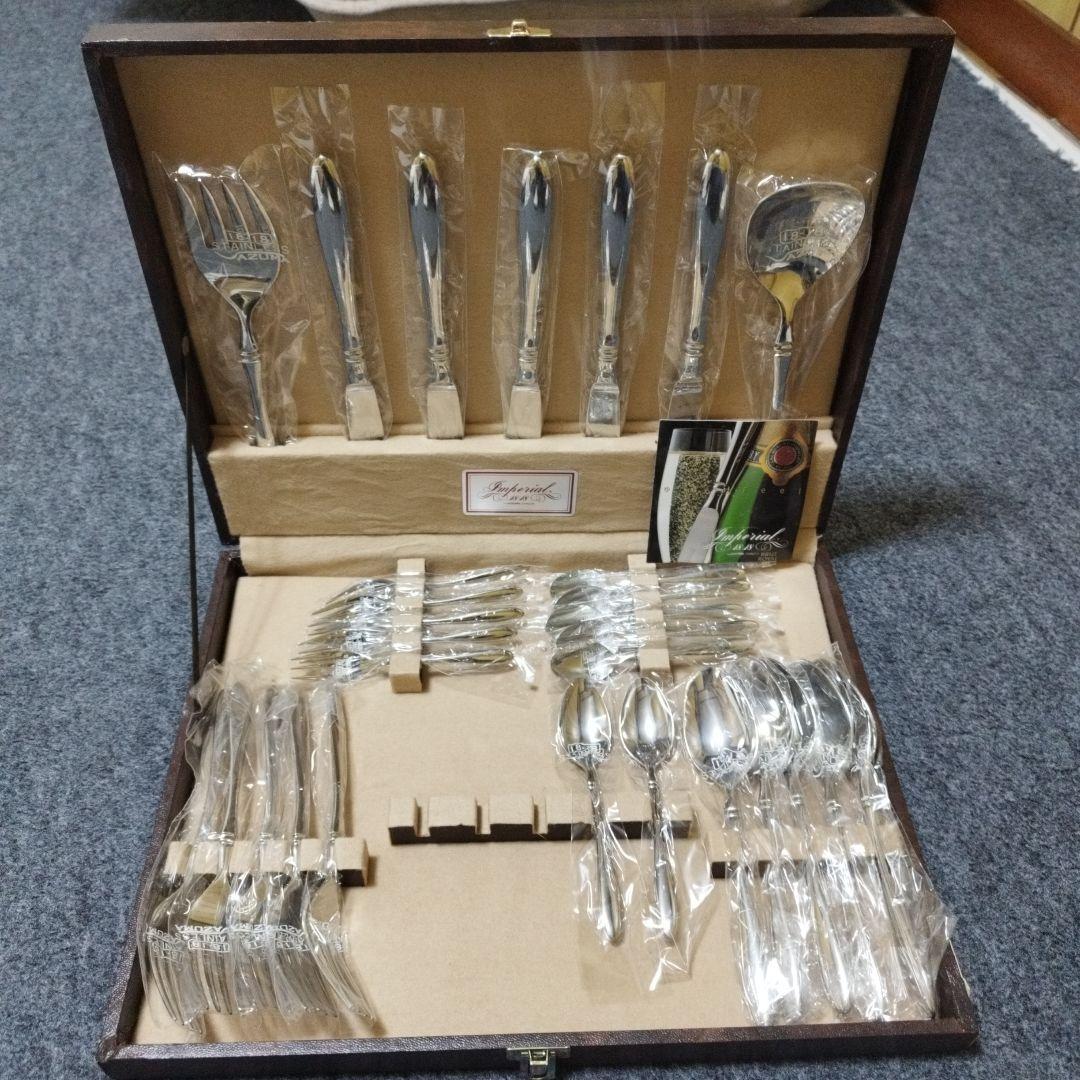 アヅマ　インペリアル18-18ステンレス スプーンフォークナイフセット計29本 アズマ インペリアル 18-18ステンレス ディナーカトラリーセット