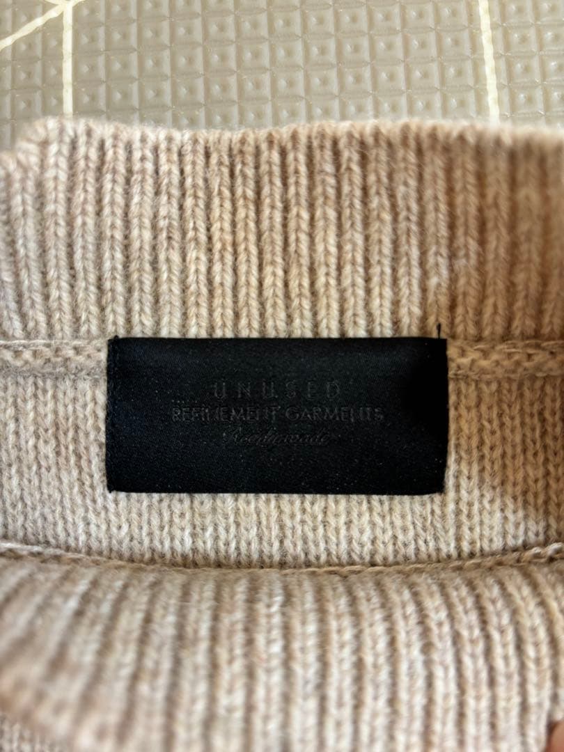 unused ダメージ加工ニット サイズ0 - メルカリ