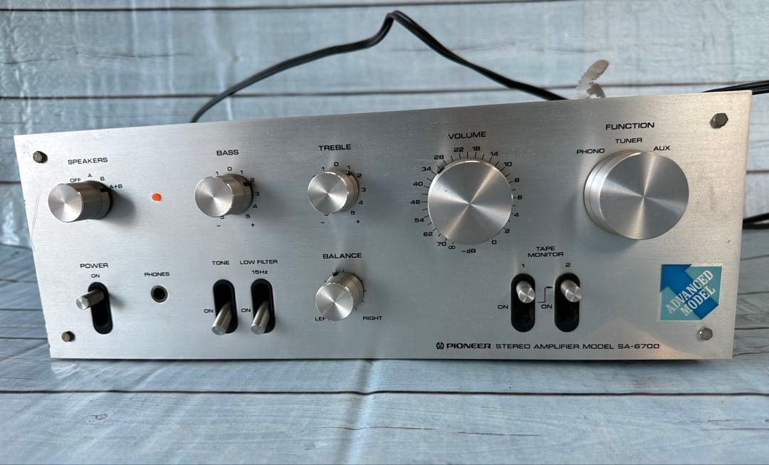 PIONEER SA-6700 プリメインアンプ ステレオアンプ(H11) Pioneer SA-6700 Vintage Stereo Pre-main Amplifier Tested Working